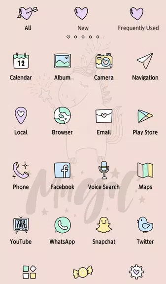 Unicorn Magic Theme ภาพหน้าจอ 2