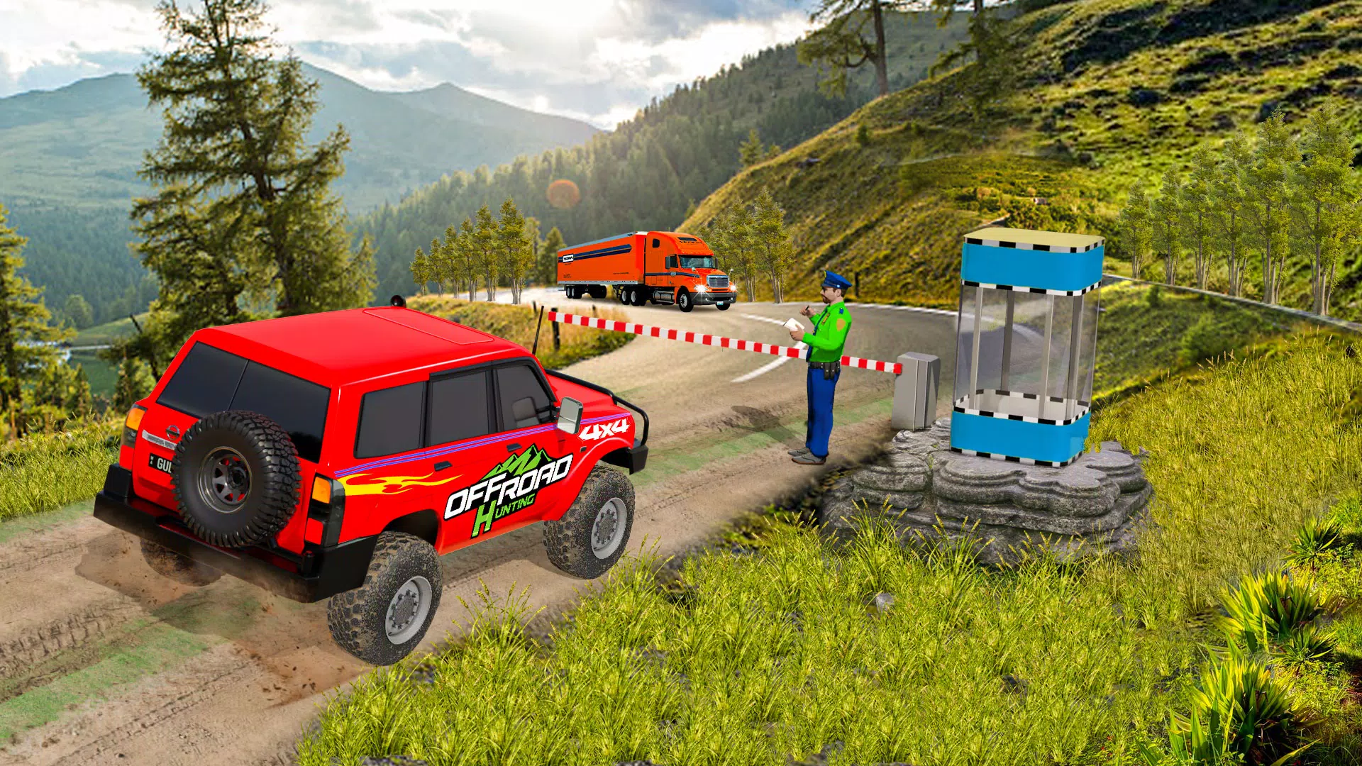 Off The Road-Hill Driving Game ภาพหน้าจอ 1