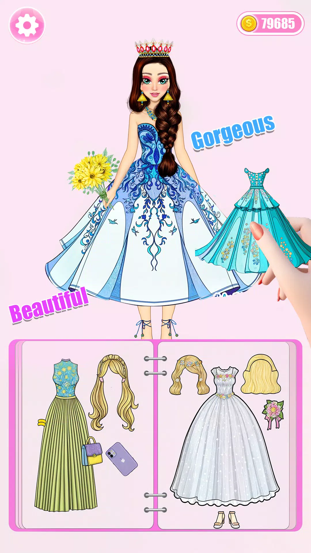 Paper Doll: Dress Up DIY Game Captura de tela 3