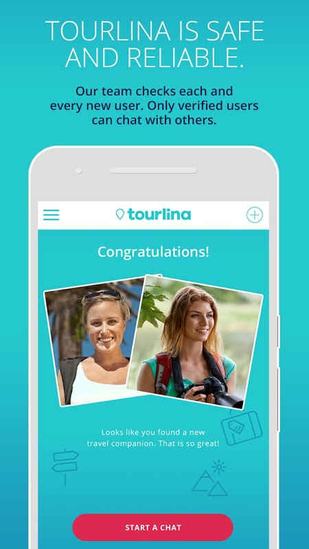 Tourlina - Female Travel App Screenshot 0