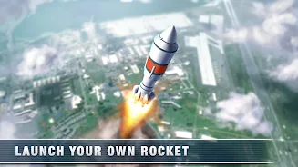 Rocket Simulator Flight 3D: Ea Schermafbeelding 0