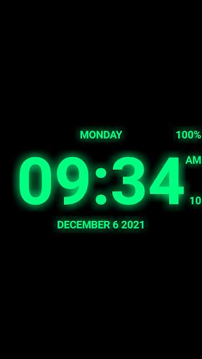 Digital Clock Live Wallpaper-7 Скриншот 3