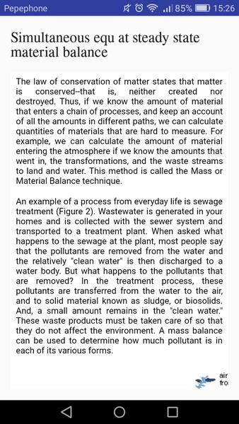 Material and Energy Balance ဖန်သားပြင်ဓာတ်ပုံ 1