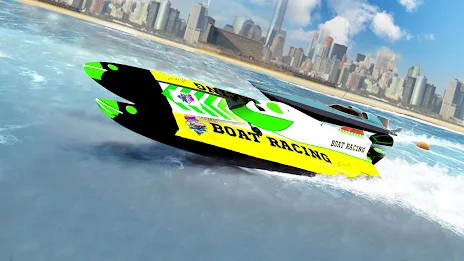 Ski Boat Racing: Jet Boat Game 스크린샷 0