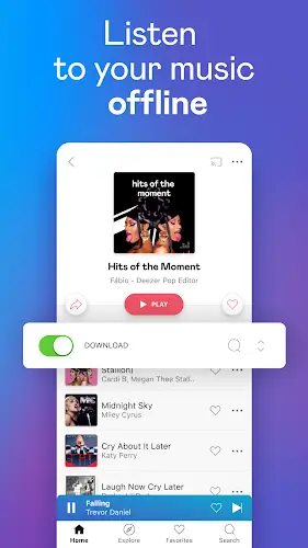 Deezer: Music & Podcast Player ဖန်သားပြင်ဓာတ်ပုံ 3