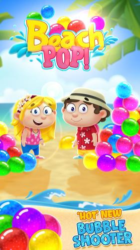 Bubble Shooter: Beach Game Pop Schermafbeelding 0