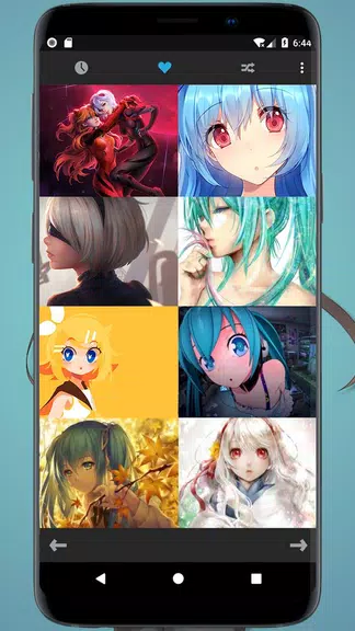 Beauty Anime Girls Wallpapers Tangkapan skrin 2
