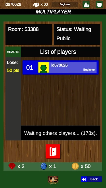 Hearts - classic version Screenshot 3