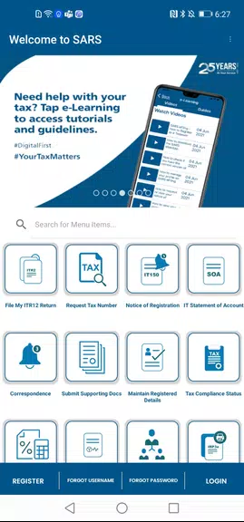 SARS Mobile eFiling スクリーンショット 3