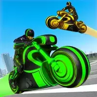 Light Bike Stunt Racing Game