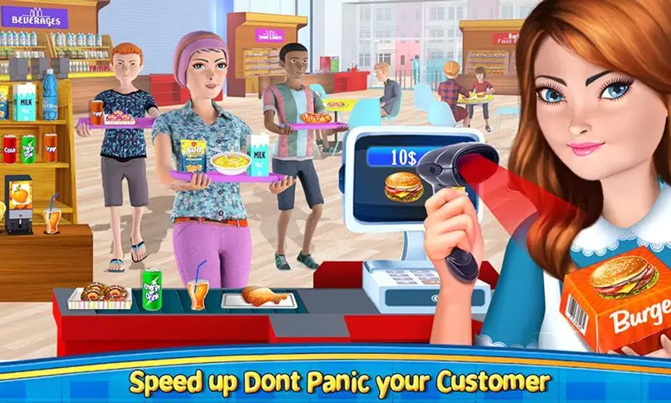 High School Cafe Cashier Games Screenshot 0