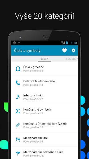 Čísla a symboly Screenshot 0