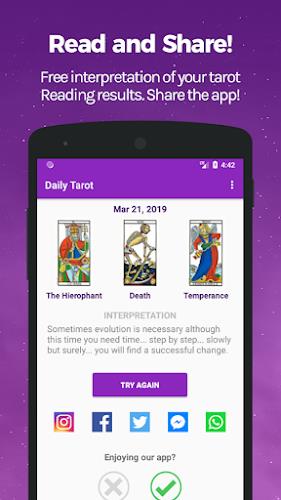 Tarot - Daily Tarot Reading ဖန်သားပြင်ဓာတ်ပုံ 3