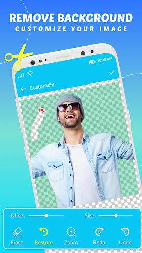 Remove Background-Photo Eraser स्क्रीनशॉट 1