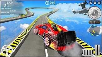 Impossible GT Racing Car Stunt Captura de tela 1