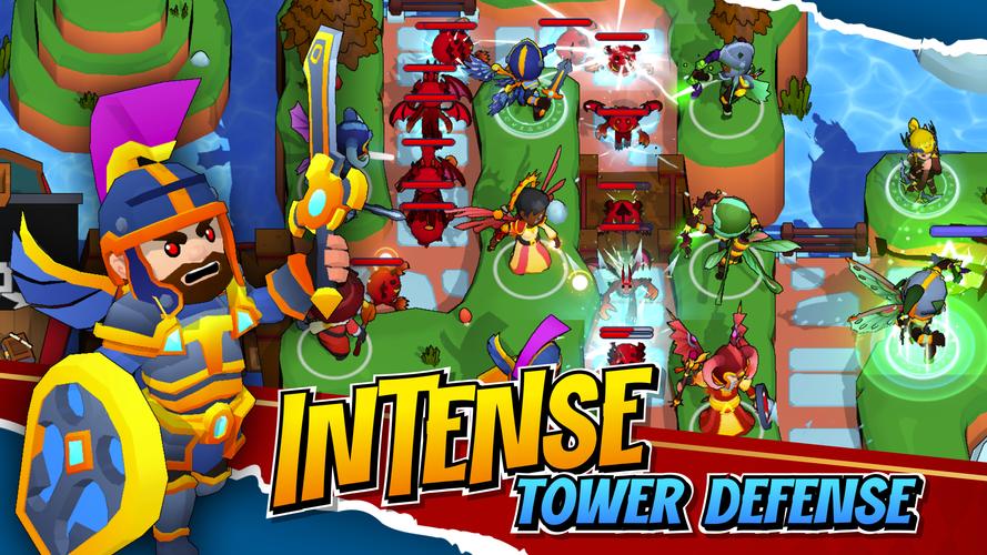 Idle Hero TD Tower Defense RPG Скриншот 0