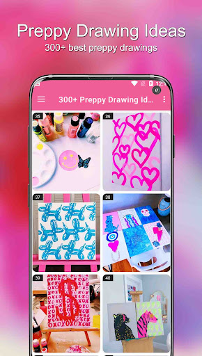 300+ Preppy Drawing Ideas Tangkapan skrin 1