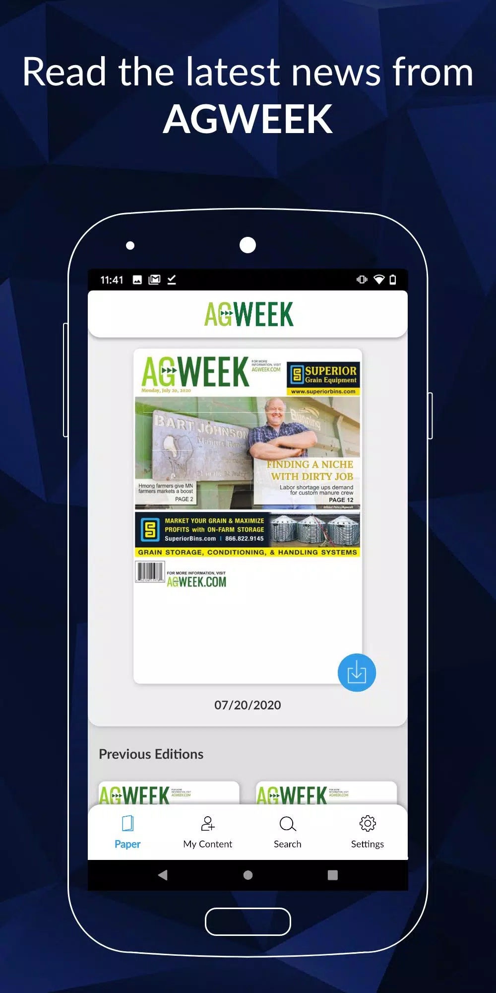 Agweek E-Paper Ảnh chụp màn hình 0