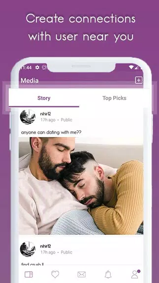 Gay Dating, Chat and Meet Captura de pantalla 1