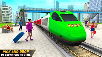 City Train Driving Train Games ဖန်သားပြင်ဓာတ်ပုံ 1