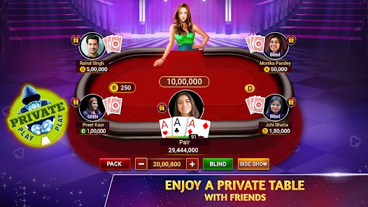 Teen Patti Octro 3 Patti Rummy Zrzut ekranu 2