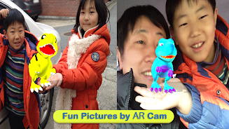 Dinosaur Coloring 3D - AR Cam Скриншот 1