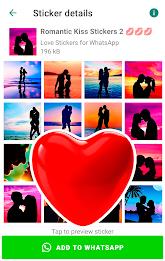 Romantic Stickers for WhatsApp Schermafbeelding 2