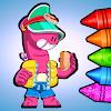 Coloring Brawl Stars All Skins