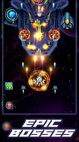 Galaxy Squad: Space Shooter Mod Capture d'écran 0