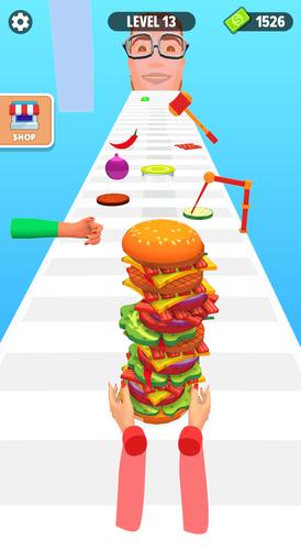 Burger Stack Run Game Screenshot 3