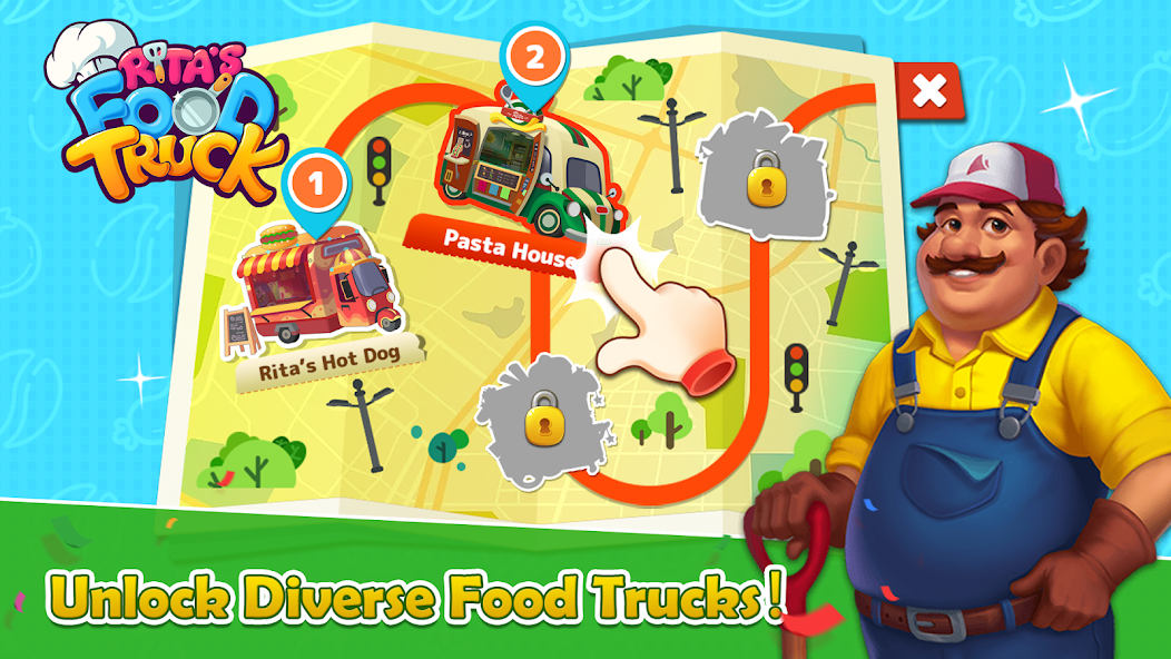 Rita's Food Truck:Cooking Game Mod應用截圖第1張