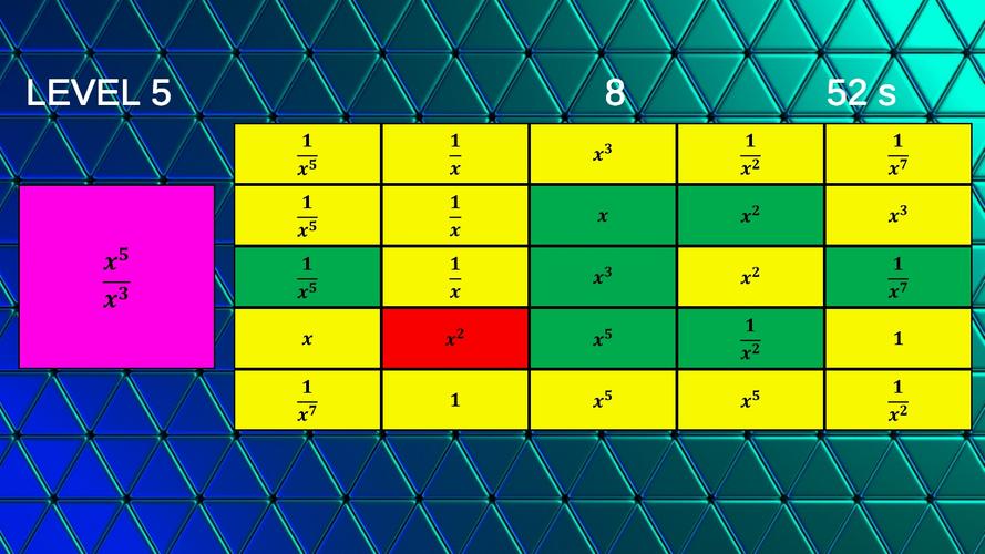 Polynomial Bingo (Mathematics) スクリーンショット 2