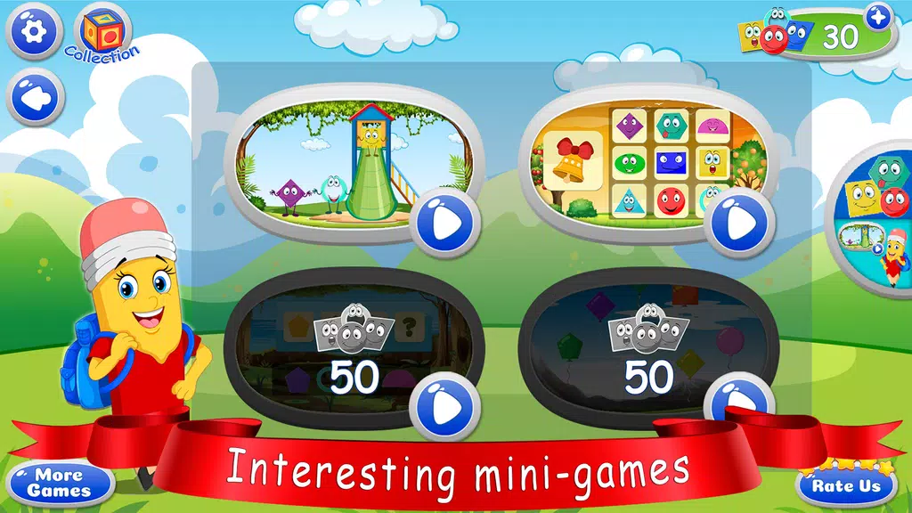 Learn shapes — kids games Tangkapan skrin 3