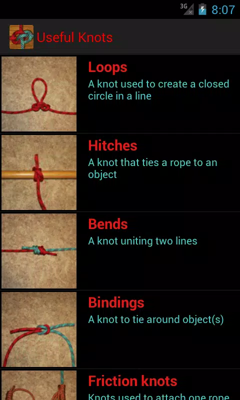 Useful Knots Schermafbeelding 0