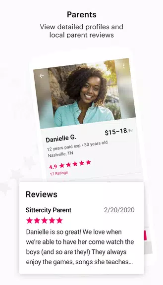 Sittercity: Find Child Care Captura de pantalla 3