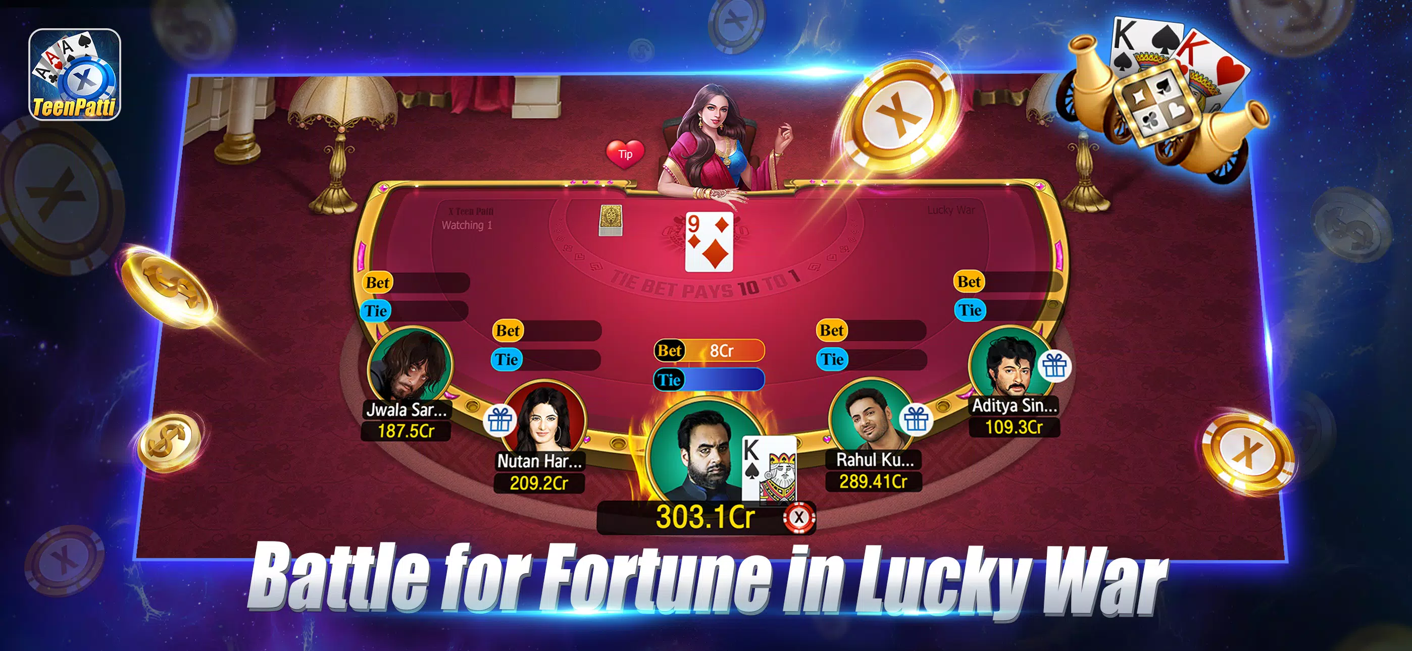 X Teen Patti Zrzut ekranu 1