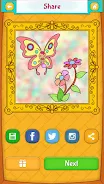 Butterfly Coloring Pages ภาพหน้าจอ 3