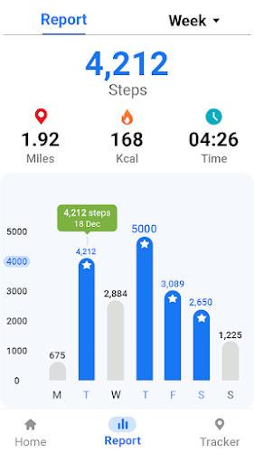 Pedometer - Step Tracker Tangkapan skrin 2