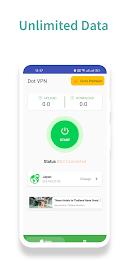 Dot Vpn - Unlimited Data ภาพหน้าจอ 1