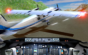 Aero Flight Landing Simulator ဖန်သားပြင်ဓာတ်ပုံ 3