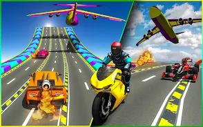 Rocket Car Racing Stunts Schermafbeelding 2