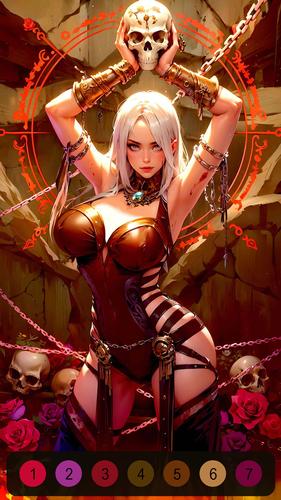 Halloween Witch Coloring Games應用截圖第1張