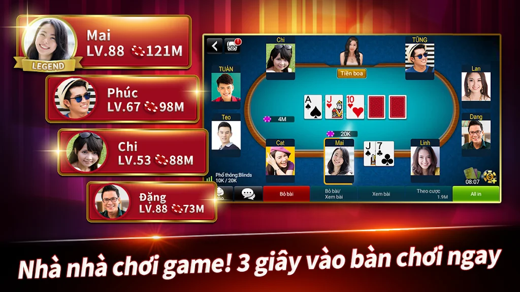 Đấu Trường Poker Screenshot 1