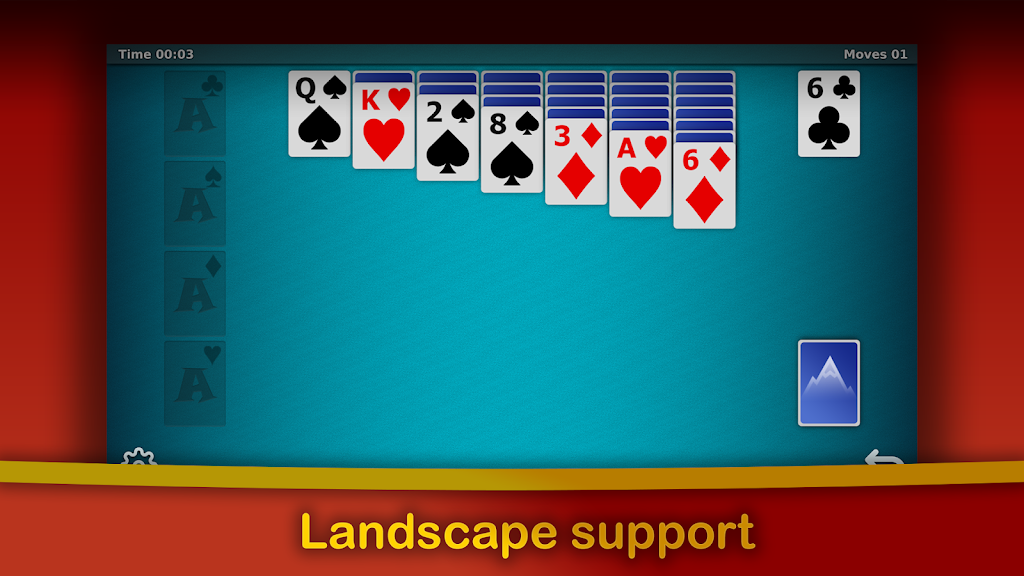 Klondike Solitaire - Free Zrzut ekranu 2