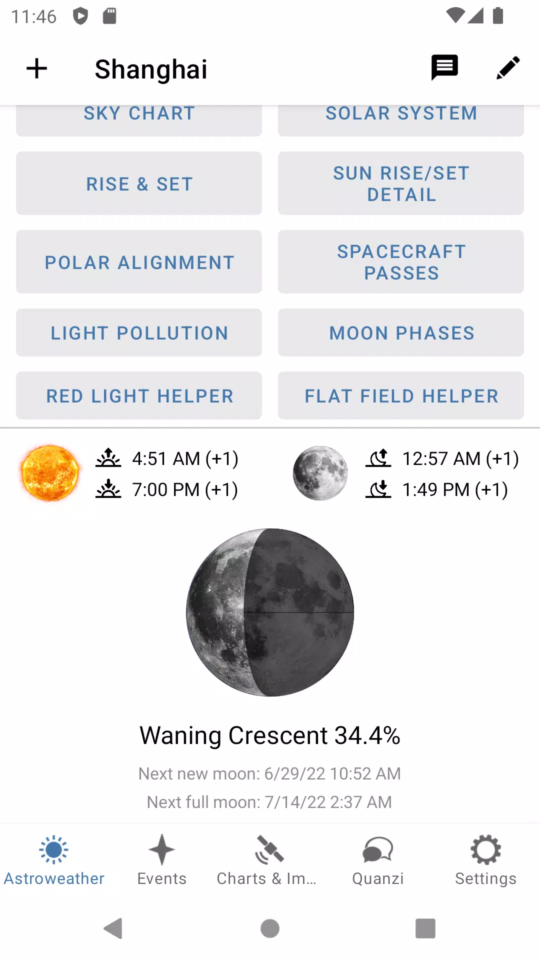 Astroweather 스크린샷 1