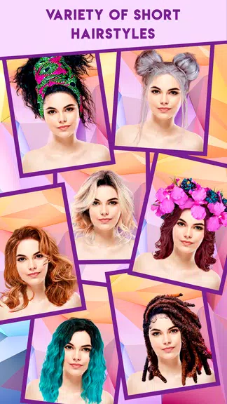 Woman Hairstyle Photo Editor स्क्रीनशॉट 1
