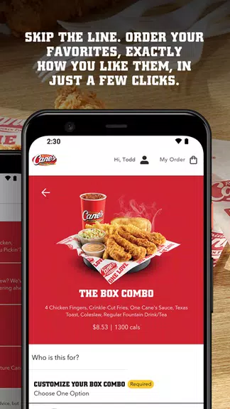 Raising Cane's Chicken Fingers स्क्रीनशॉट 1