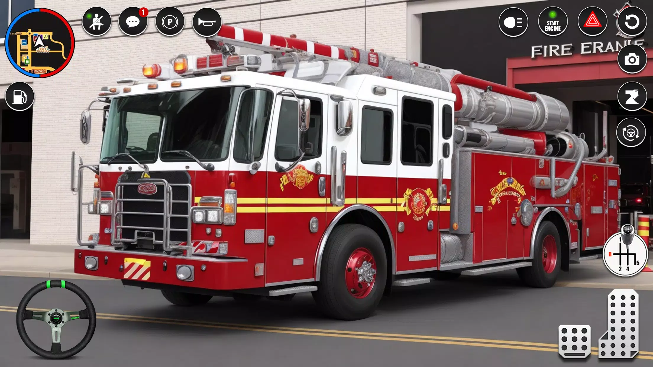 Fire Truck Rescue Sim Games 3d應用截圖第2張