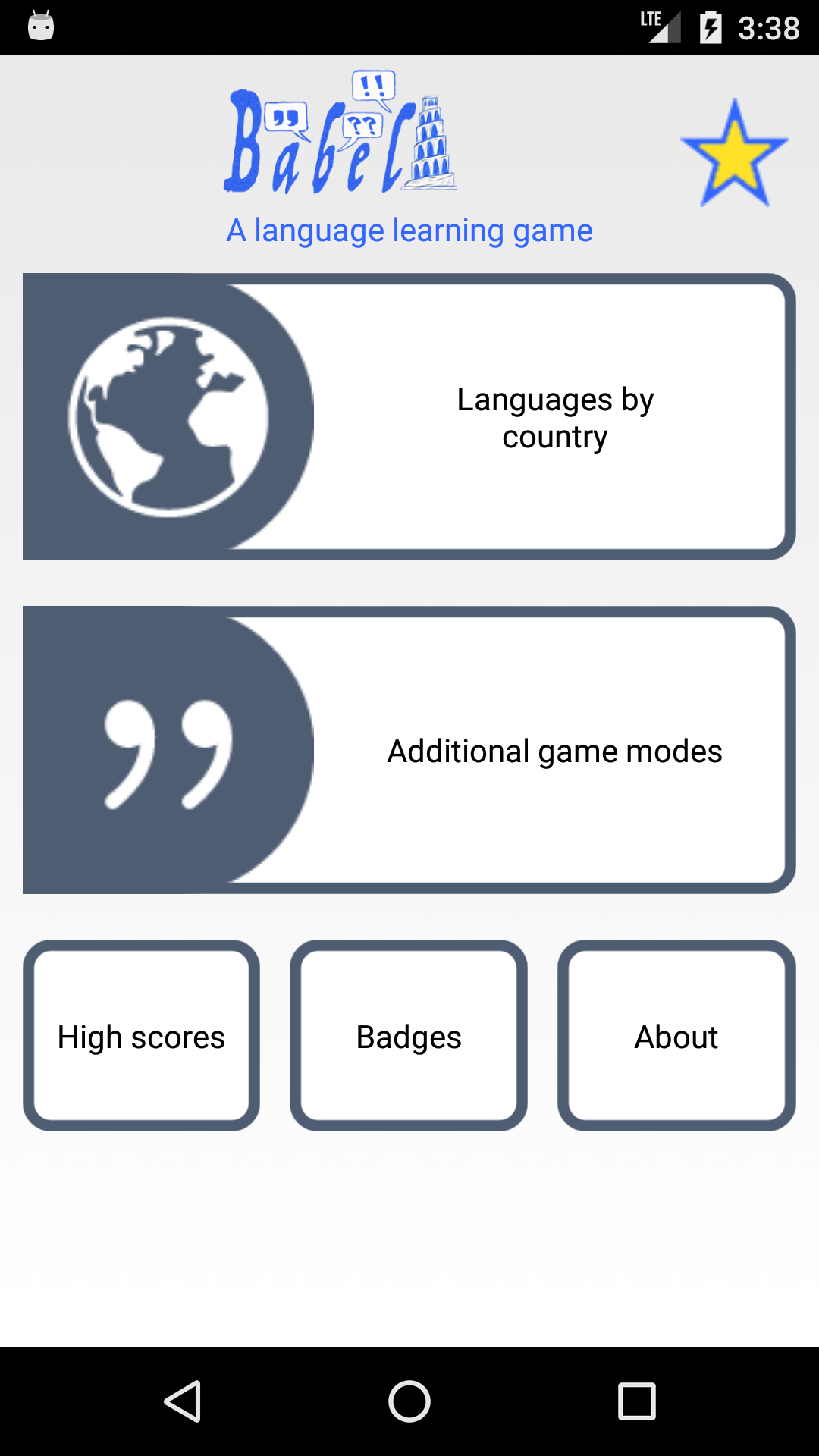 Babel - Language Guessing Game স্ক্রিনশট 0