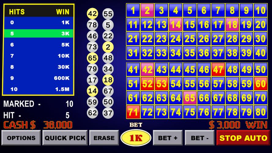 Keno Classic Fun 스크린샷 0
